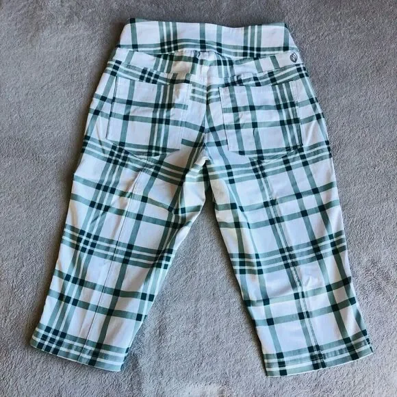 GG Blue Golf Green and White Plaid New Fab Fit Short III - Picture 6 of 15
